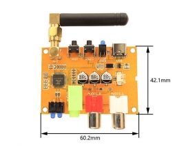 DC 3.3V 5V Bluetooth 5.3 GFSK Stereo Wireless Audio Transceiver Module with Antenna